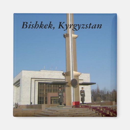 Aimant Gardes d'honneur, Bichkek, Kirghizistan (Devant)