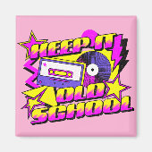 Aimant Gardez l'ancienne école (Devant)