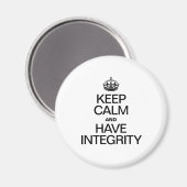 AIMANT GARDEZ LE CALME ET AVEZ DE L'INTÉGRITÉ (Recto/Verso)