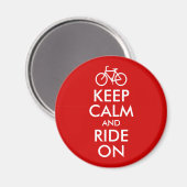 Aimant Gardez le calme et continuez (Recto/Verso)