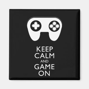 Aimant GARDEZ LE CALME ET LE JEU EN MARCHE - Pavé de jeu