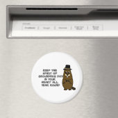 Aimant Gardez l'esprit de la Journée de la Marmotte dans  (In Situ (Lave-vaisselle))