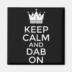 Aimant Gardez votre calme et faites du dab sur un mème dr