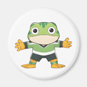Aimant Gardien de but grenouille mignon Design Kawaii Foo