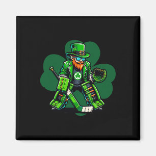 Aimant Gardien de hockey Saint Patrick's Day Trèfle irlan
