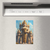 Aimant Gardien du temple thaïlandais doré (In Situ (Lave-vaisselle))