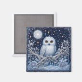Aimant Gardienne de la nuit hivernale (Recto/Verso)
