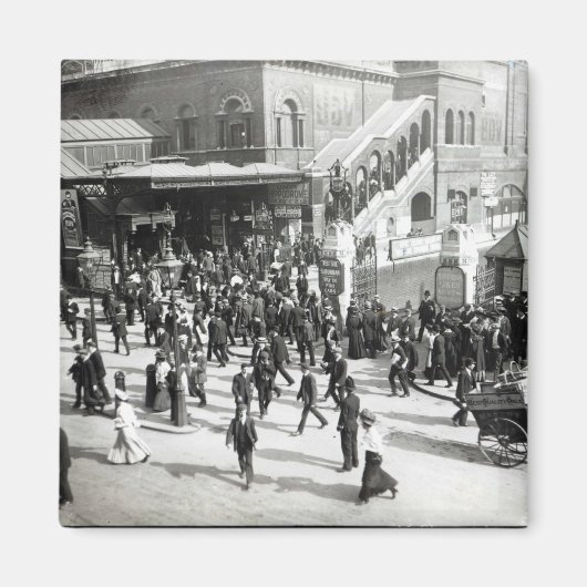 Aimant Gare de Broad Street, Londres, vers 1890 (Devant)