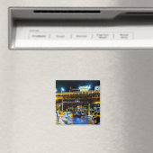 Aimant Gare de Damen CTA la nuit (In Situ (Lave-vaisselle))