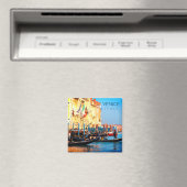 Aimant Gare De Gondola Fréquentée À Venise, Italie (In Situ (Lave-vaisselle))