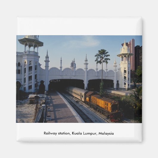 Aimant Gare de Kuala Lumpur, Malaisie (Devant)