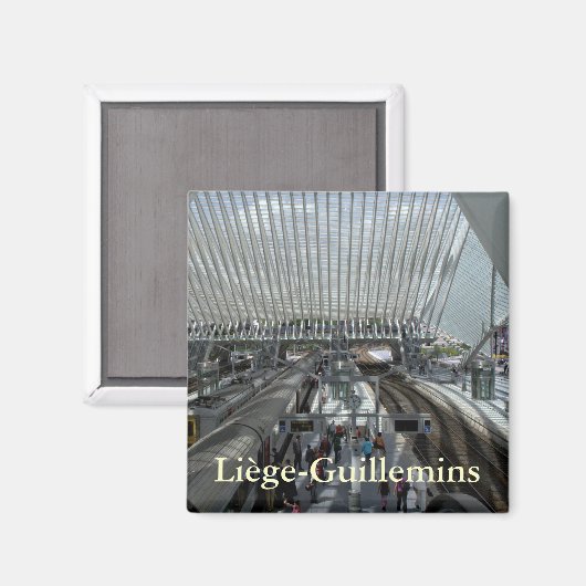 Aimant Gare de Liège-Guillemins (Recto/Verso)