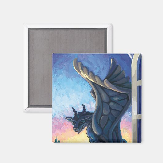 Aimant Gargoyle Guardian (Recto/Verso)