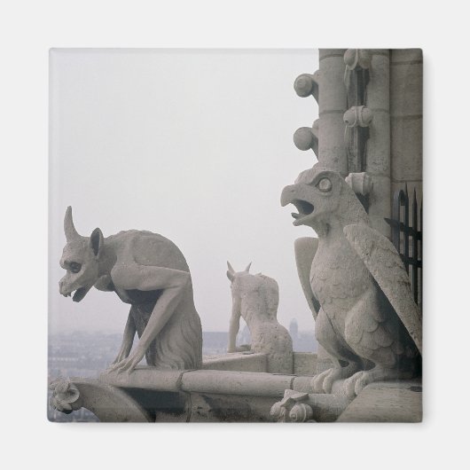 Aimant Gargoyles sur la balustrade de la Grande (Devant)