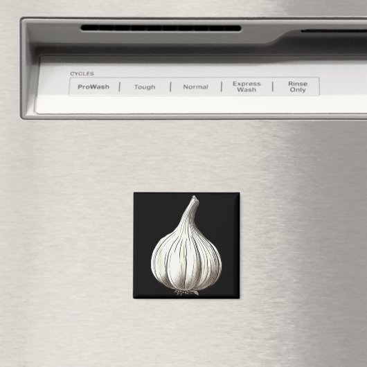 Aimant Garlic Lazy Easy Funny Matching Halloween Costume (In Situ (Lave-vaisselle))