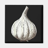 Aimant Garlic Lazy Easy Funny Matching Halloween Costume (Devant)