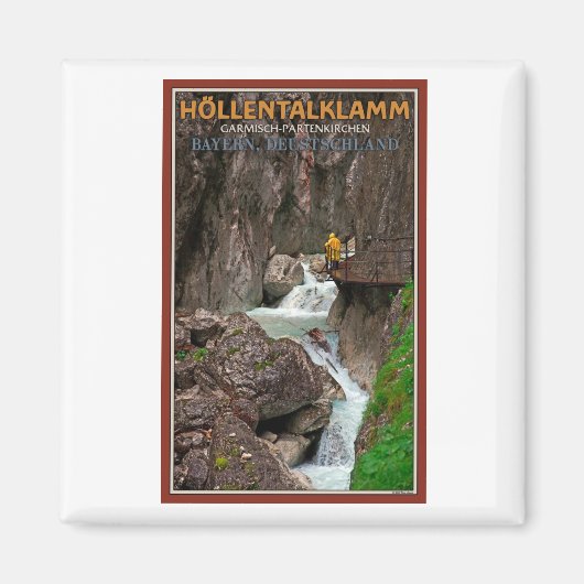 Aimant Garmisch - Höllentalklamm (Devant)