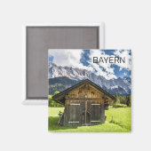 Aimant Garmisch Partenkirchen Bavaria Alpes Panorama (Recto/Verso)