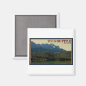 Aimant Garmisch - Zugspitze au-dessus de l'Eibsee (Recto/Verso)