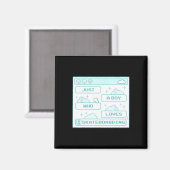 Aimant Gars geek nerd ordinateurs Pc cool qui aiment le s (Recto/Verso)