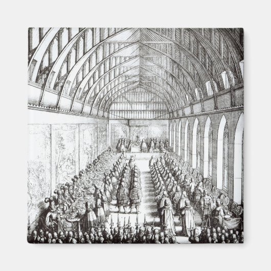 Aimant Garter Fête la Souveraine et les Chevaliers (Devant)