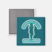 Aimant Garudasana Eagle Pose • Improves Focus Yoga (Recto/Verso)