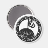 Aimant Gary, Sceau Indiana (Recto/Verso)