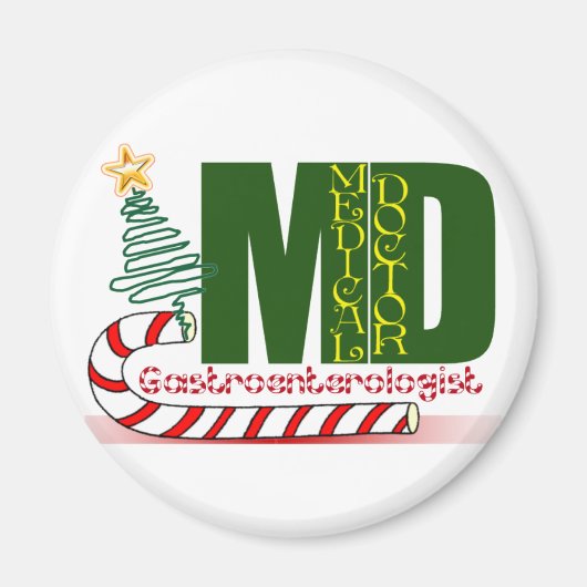 AIMANT GASTROENTÉROLOGUE DE NOËL (Devant)