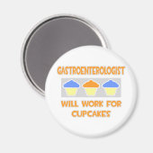 Aimant Gastroentérologue ... Fonctionnera Pour Les Cupcak (Recto/Verso)