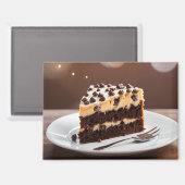 Aimant Gâteau à la pâte à cookie (Recto/Verso)