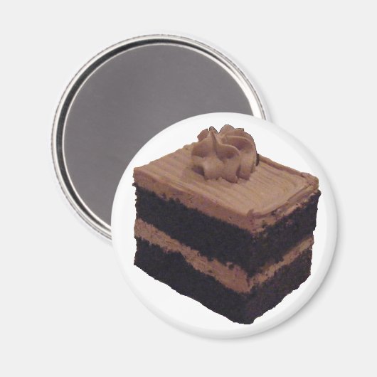 Aimant Gâteau au chocolat (Recto/Verso)