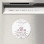 Aimant Gâteau au chocolat dans une recette de viande 2 (In Situ (Lave-vaisselle))