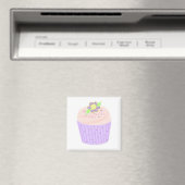 Aimant Gâteau Cupcake Pastel (In Situ (Lave-vaisselle))