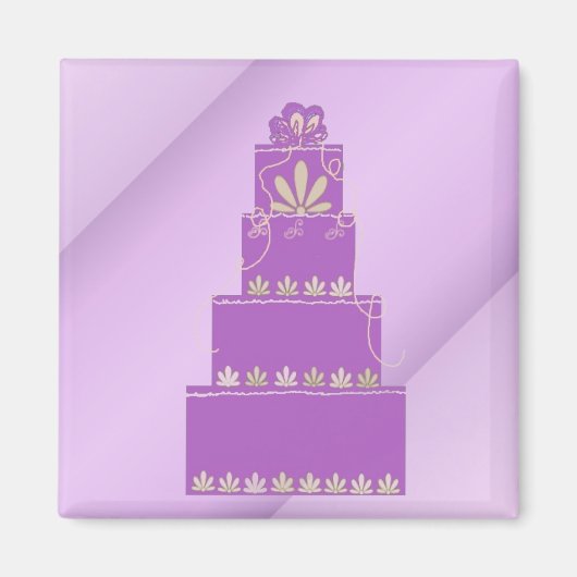Aimant Gâteau de designer (Devant)