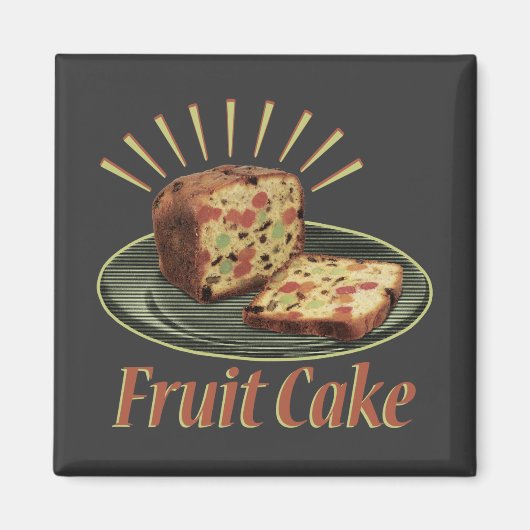 Aimant Gâteau De Fruits Gâteau Aux Fruits (Devant)