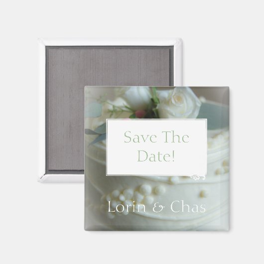 Aimant Gâteau mariage (Recto/Verso)