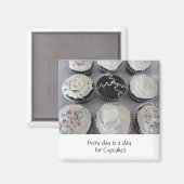 Aimant Gâteaux avec citation élégante (Recto/Verso)