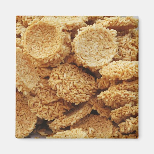 Aimant Gâteaux de riz soufflé ~ Sucres asiatiques Dessert (Devant)