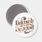 Aimant Gâteaux délicieusement décadents & Design au choco (Recto/Verso)