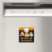 Aimant Gâteaux d'Halloween et fille blonde faisant de la (In Situ (Lave-vaisselle))