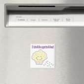 Aimant gâteaux rigolos paillettes mignon (In Situ (Lave-vaisselle))