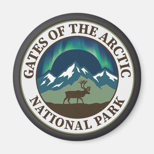 Aimant Gates of the Arctic National Park (Devant)