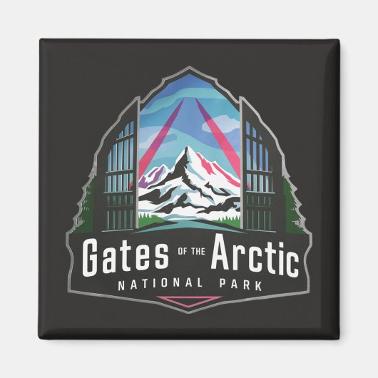 Aimant Gates of the Arctic National Park Alaska (Devant)