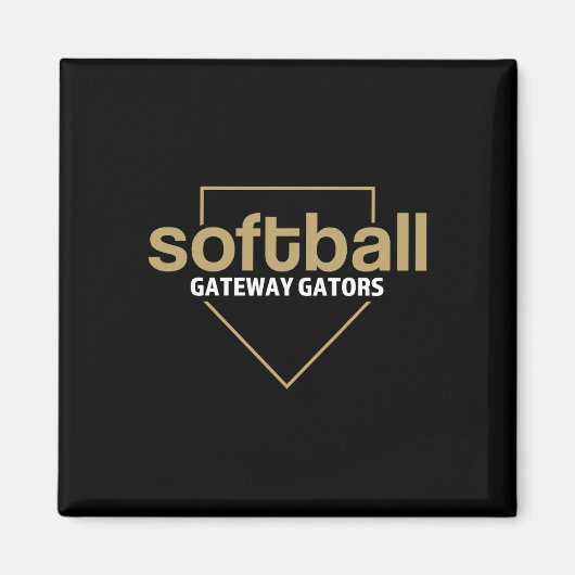 Aimant Gateway Gators Softll Plaque de base (Devant)