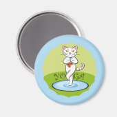 Aimant Gato Yoga (Recto/Verso)