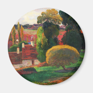 Aimant Gauguin Une ferme en Bretagne Art du paysage vinta