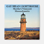 Aimant Gay Head Lighthouse, Martha's Vineyard MA (Devant)