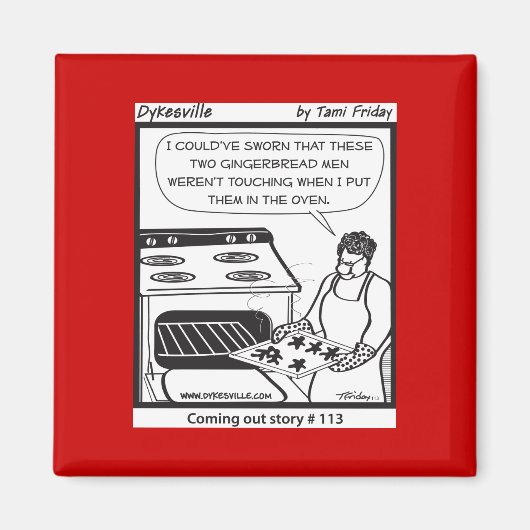 Aimant Gay pain d'épices Hommes (Devant)