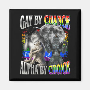 Aimant Gay par hasard alpha par choix alpha loup sigma ga