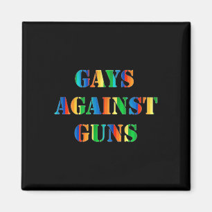 Aimant Gays contre les armes à feu Rainbow Manifestation 